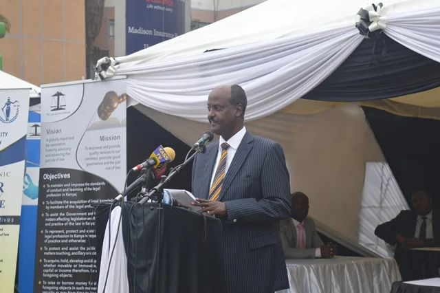 Justice Hussein Mohammed Ibrahim at the event